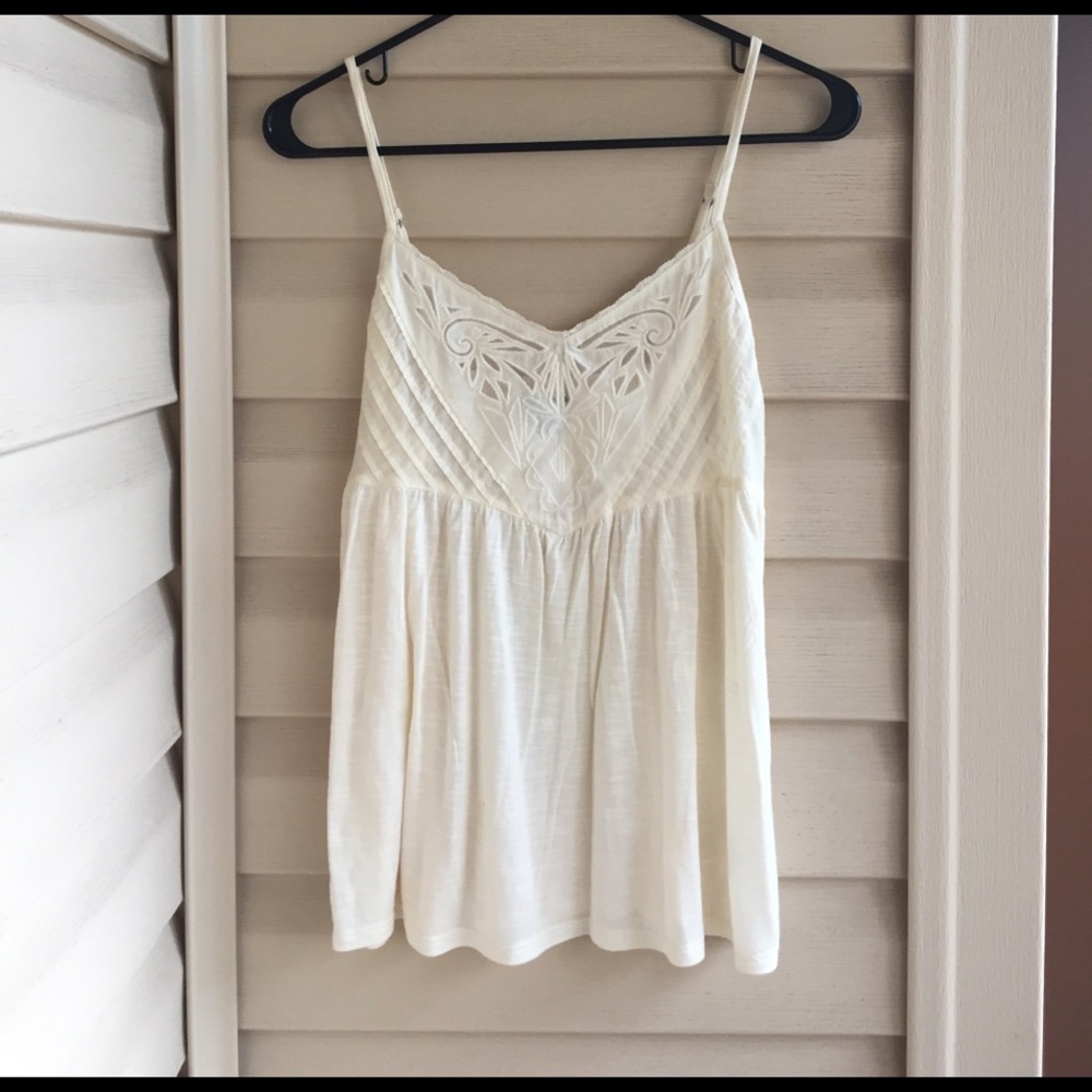 American Eagle Outfitters White Tank Top